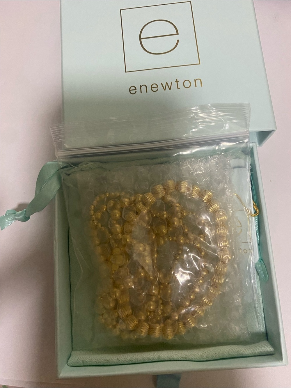 enewton Gold Beaded Stretch Bracelet Set - Layered Shine - Picture 4 of 4